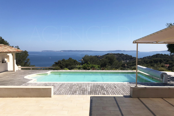 Villa with sea view and pool in Cap Bnat