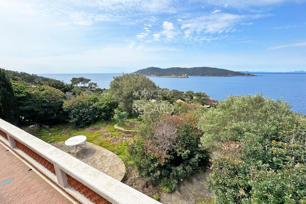 Ile du Levant, panoramic sea view