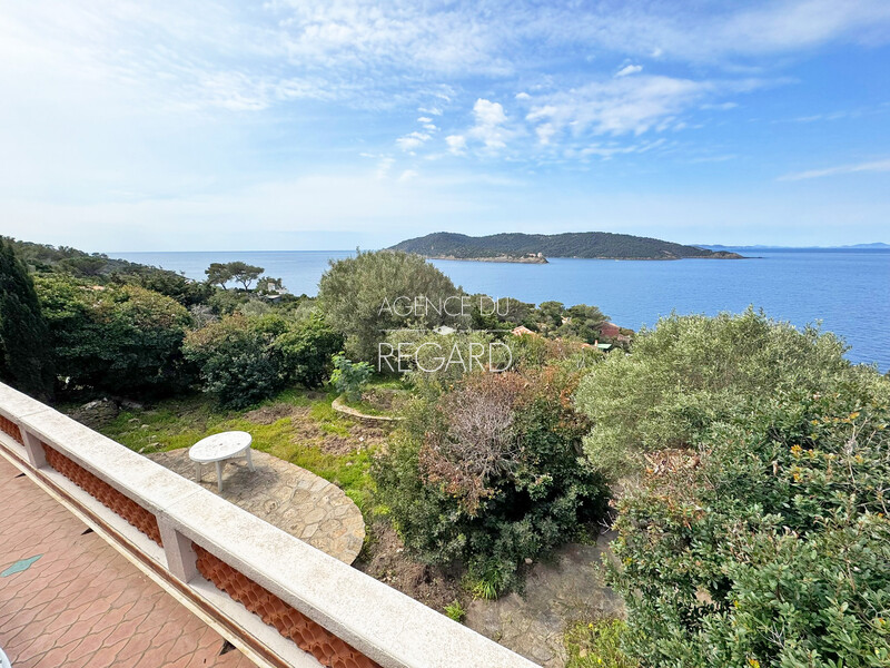 Ile du Levant, panoramic sea view